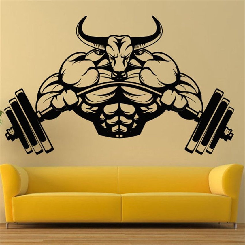 Sports Equipment Poster - Gym Sticker Fitness Bodybuilding Posters Muscle
