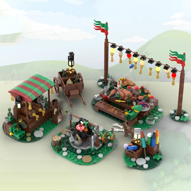 Horseshoe Game Set - MOC Block Toy 500pcs festival kit