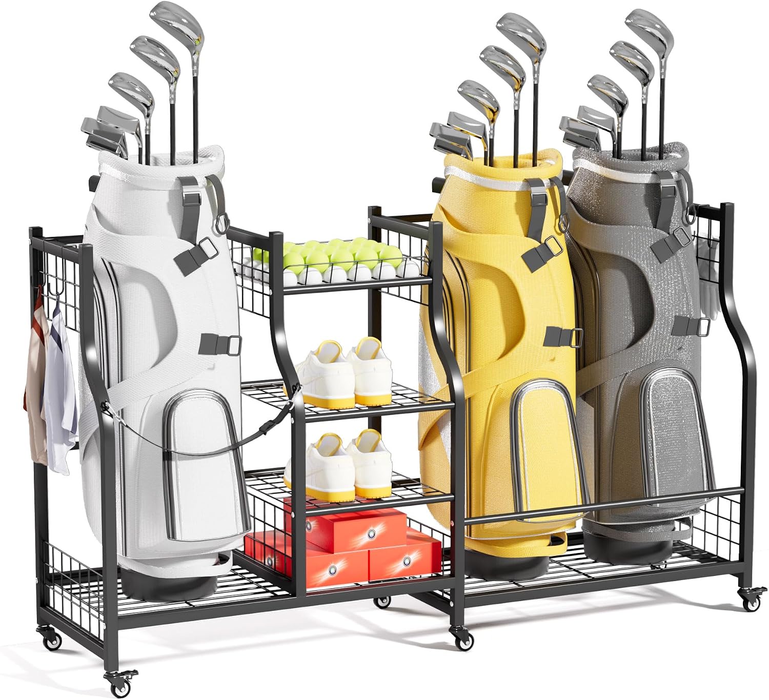 Golf Bag Storage Rack Organize - Sports Equipment Storage Rack ulasan dan harga