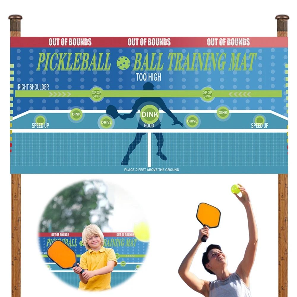 180x89cm Pickleball Practice P - Sports Equipment Poster ulasan dan harga
