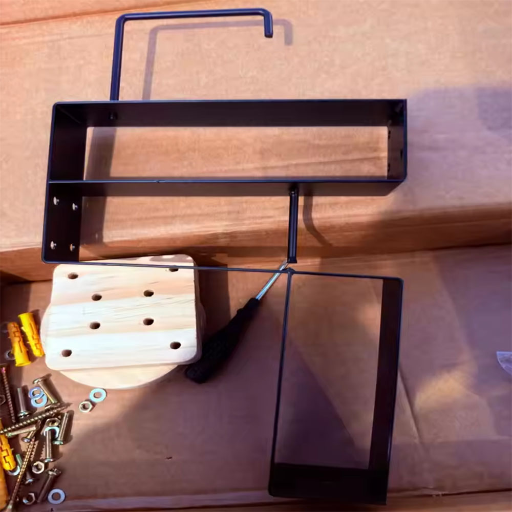 Wood Motorcycle Helmet Holder  - Sports Equipment Storage Rack ulasan dan harga