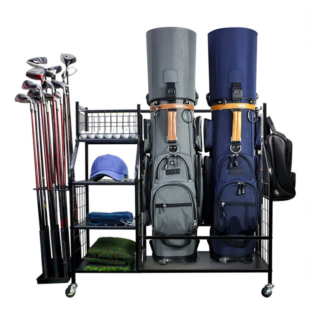 Golf Bag Storage Garage Organi - Sports Equipment Storage Rack ulasan dan harga