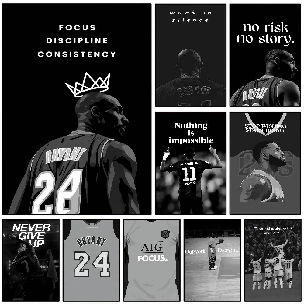 Athlete Inspirational Quotatio - Sports Equipment Poster ulasan dan harga
