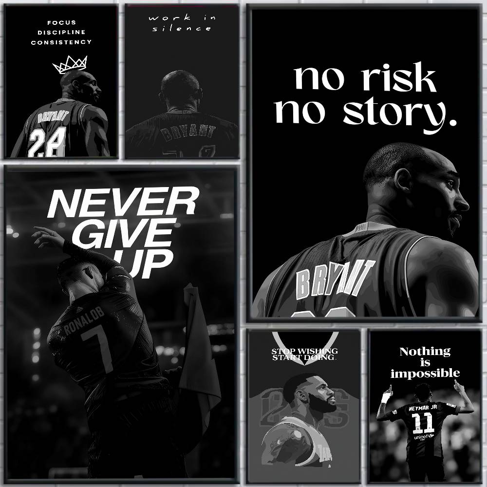 Athlete Inspirational Quotatio - Sports Equipment Poster ulasan dan harga