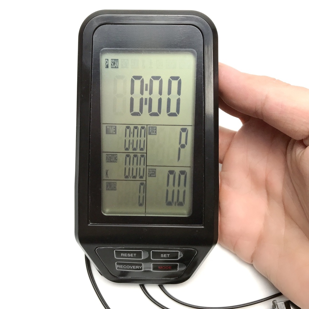 Black Exercise Bike Computer D - Sports Equipment Meaning ulasan dan harga