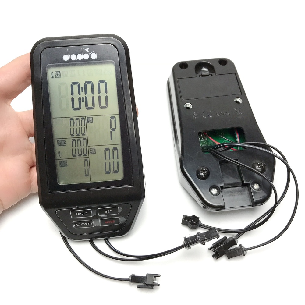 Black Exercise Bike Computer D - Sports Equipment Meaning ulasan dan harga