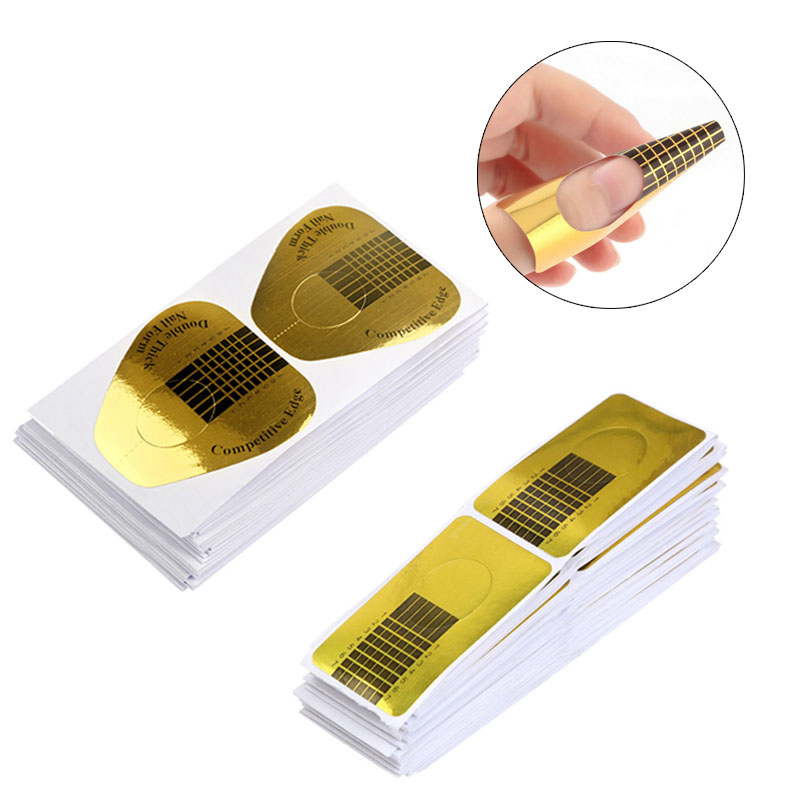 100Pcs/Pack French Nail Form T - Horseshoe Game Set ulasan dan harga