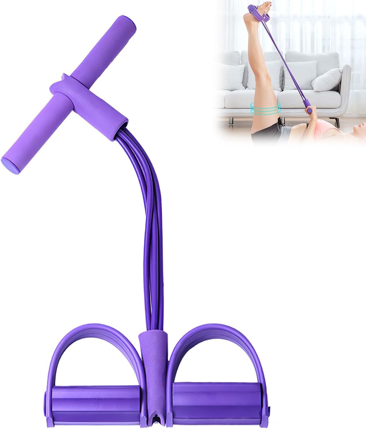 4-Tube Pedal Resistance Band M - Sports Equipment Meaning ulasan dan harga