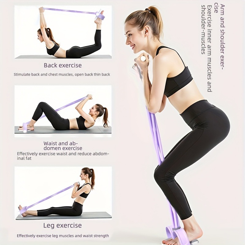 4-Tube Pedal Resistance Band M - Sports Equipment Meaning ulasan dan harga