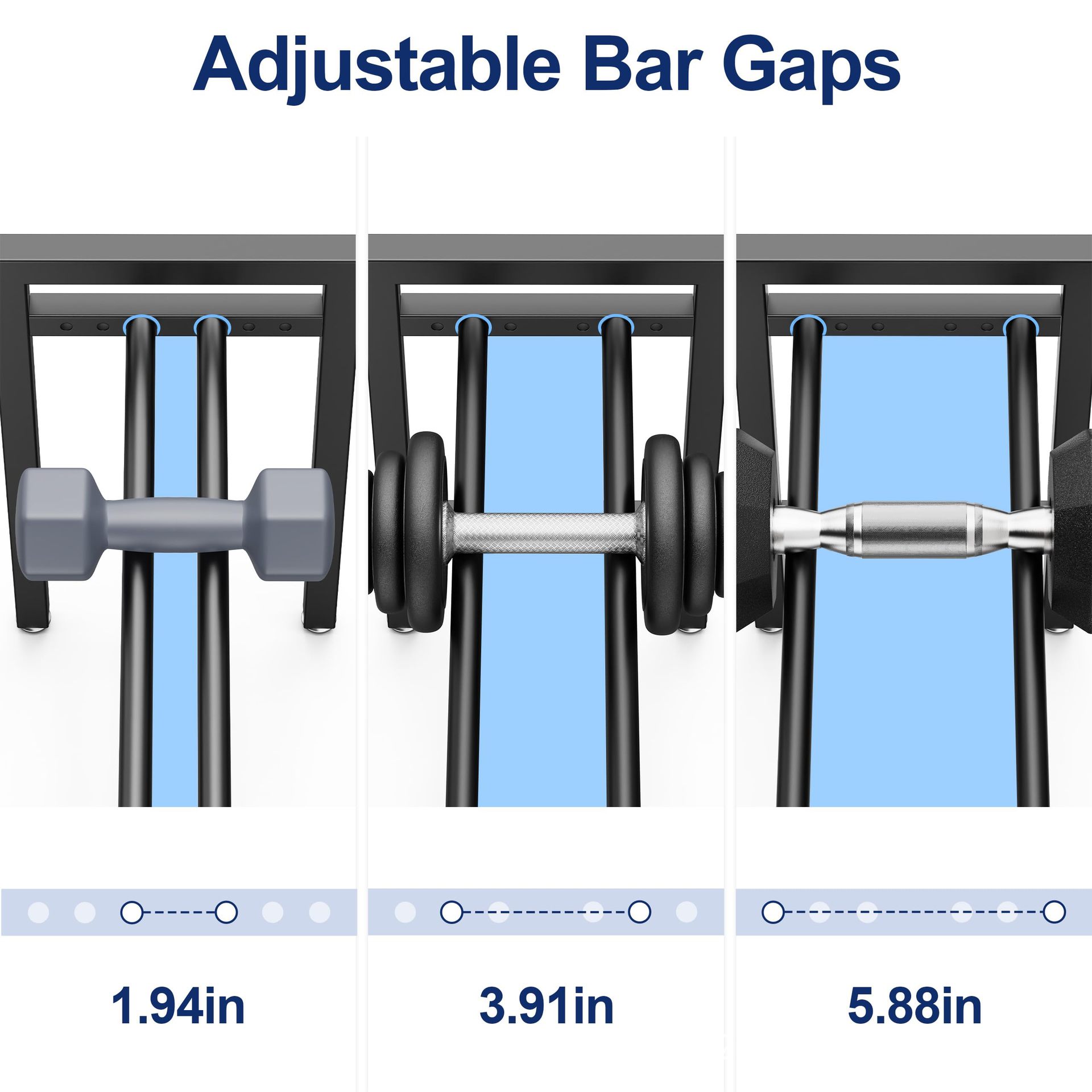 Adjustable Metal Dumbbell Rack - Sports Equipment Storage Rack ulasan dan harga
