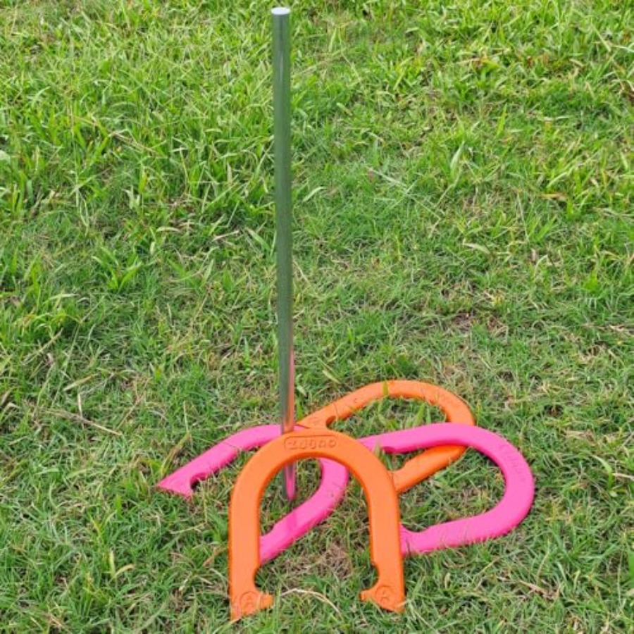 Backyard and beach outdoor gam - Horseshoe Game Set ulasan dan harga