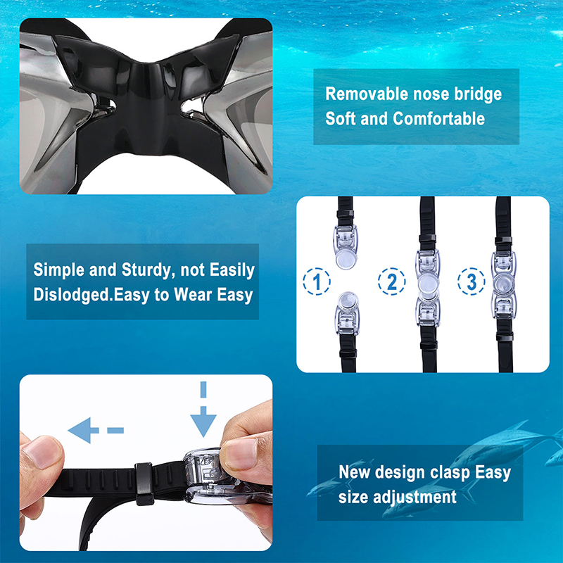 Swimming Glasses Adult Swimmin - Swimming Goggles Anti Fog ulasan dan harga