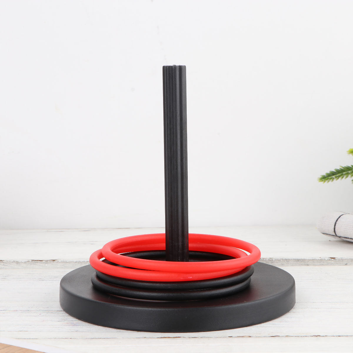 18Pcs Plastic Ring Toss Game H - Horseshoe Game Set ulasan dan harga