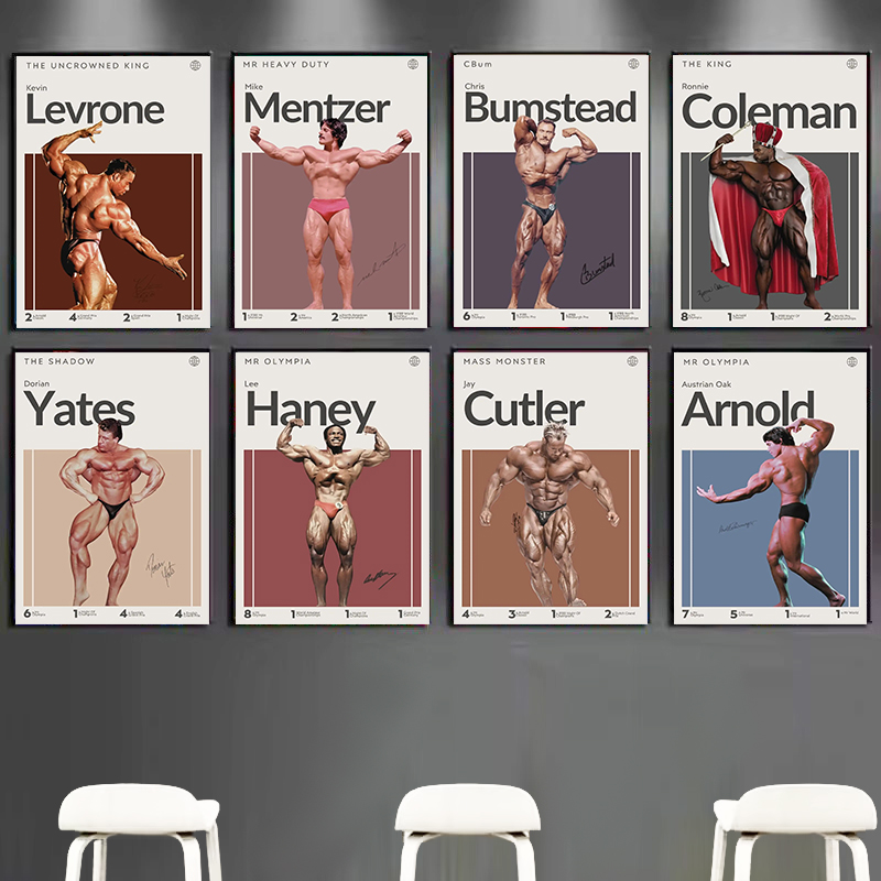 Motivation Bodybuilder Poster  - Sports Equipment Poster ulasan dan harga