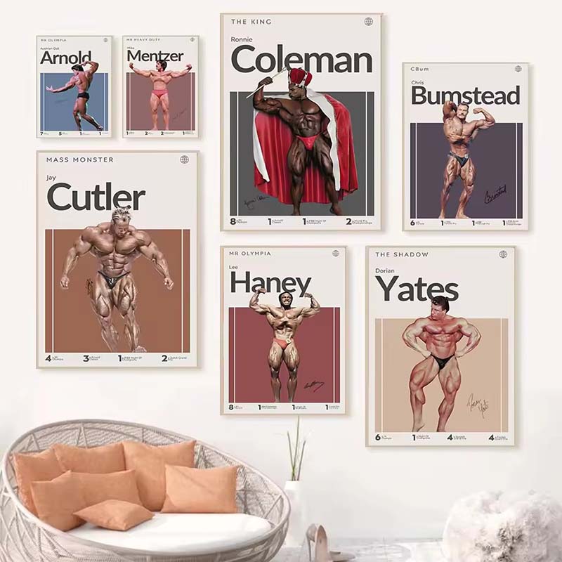 Motivation Bodybuilder Poster  - Sports Equipment Poster ulasan dan harga