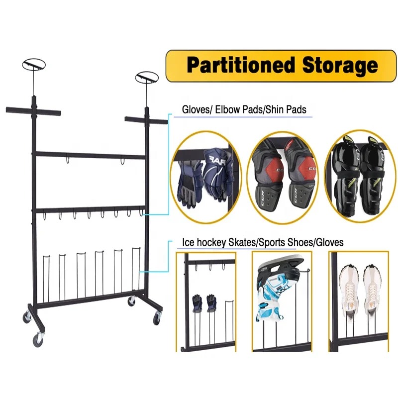 Custom Store Floor Sports Equi - Sports Equipment Storage Rack ulasan dan harga