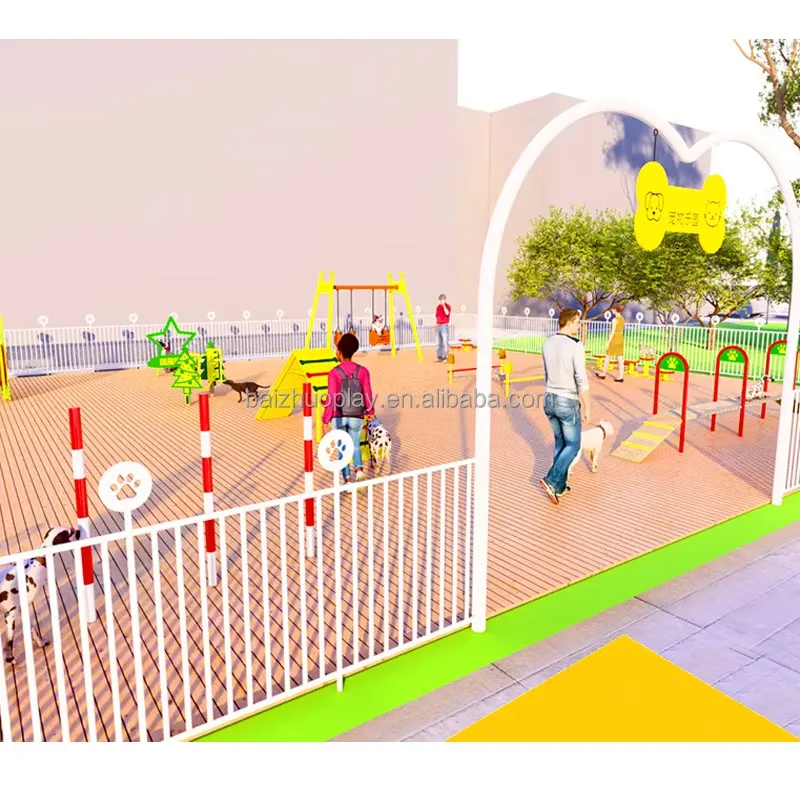 Outdoor Custom Pet Park Playgr - Sports Equipment And Facilities ulasan dan harga